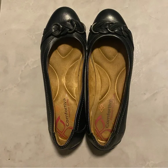 🌸Black flats - Picture 1 of 3